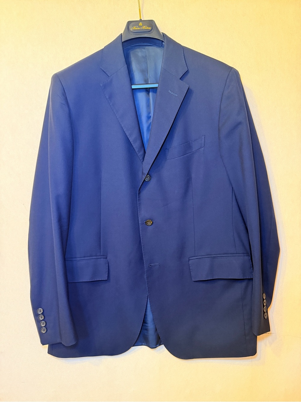 Men's Navy Blue Three-Button Polo II Blue Label Blazer - Classic Tailored Fit